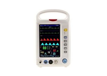 Monitor paziente medico di trasporto del monitor a 7 pollici di Multi-parametro con la multi esposizione di Manica ECG